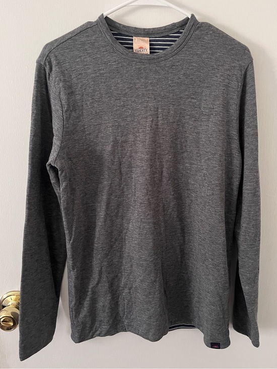 Faherty Other - Faherty Cloud Mens XS Pima Cotton Thick Crew Reversible Long Sleeve Huckberry